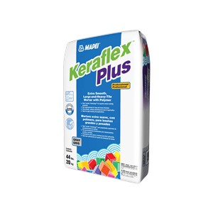 KERAFLEX PLUS, GRAY, PROFESSIONAL LARGE/HEAVY TILE MORTAR