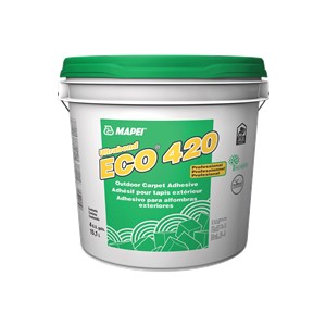 ECO420 OUTDOOR CARPET ADHESIVE 4 GAL, 39SY PER 4G