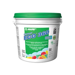 ECO 3601 SOLID VINYL ADH 1GAL APX. 200 SQ FT PER GALLON MAPECO3601