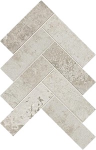 Rift Chalk Herringbone Mosaic -  9 7/16" x 11 13/16" Matte  0.72 SF/PC