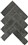 Rift Blacktop Herringbone Mosaic -  9 7/16 x 11 13/16 Matte 0.72 SF/PC
