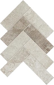 Rift Shaded Chalk Herringbone Mosc 9 7/16 x 11 13/16  Matte 0.72 SF/PC