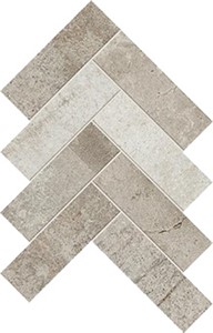 Rift Light Gravel Herringbone Mosc 9 7/16 x 11 13/16  Matte 0.72 SF/PC