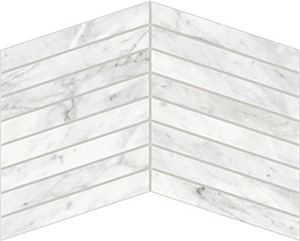 Trilogy Carrara Classic Chevron Mosc 14 1/8 x 9 7/8  Matte 0.97 SF/PC