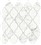 Trilogy Calacatta Arabesque Mosaic -   13" x 12 5/8" Matte  1.14 SF/PC