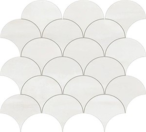 Reflex Bright Peacock Mosaic -   12 5/8" x 11 5/8"   Matte  1.03 SF/PC