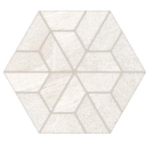 Outland Pure Multi-Hex Mosaic -   8 3/4" X 10 1/8"   Matte  0.62 SF/PC