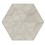 Outland Silver Multi-Hex Mosaic -   8 3/4" X 10 1/8" Matte  0.62 SF/PC