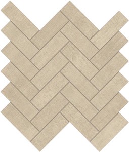 Fray Sand Herringbone Mosaic -  11 13/16" x 11 13/16" Matte 0.97 SF/PC