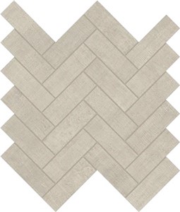 Fray Pearl Herringbone Mosaic 11 13/16" x 11 13/16"  Matte 0.97 SF/PC