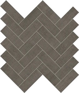 Fray Smoke Herringbone Mosaic 11 13/16" x 11 13/16"  Matte 0.97 SF/PC