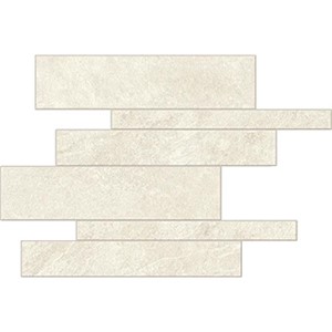 Hero Snow Linear Mosaic -   11 13/16" x 11 13/16"   Matte  0.95 SF/PC