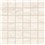 SQ1 Travertino White Mosaic -  11 3/4" x 11 3/4"  Matte  0.97 SF/PC