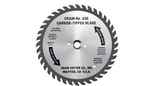 836 CARBIDE BLADE FOR 835 SAW CRAIN CRA836