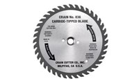 836 CARBIDE BLADE FOR 835 SAW CRAIN CRA836