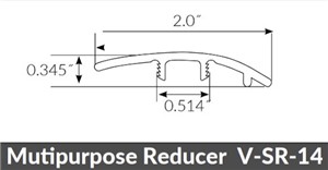 RIGID CORE THREE FORK REDUCER 94" CANOAK7THR20