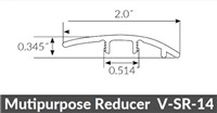 RIGID CORE THREE FORK REDUCER 94" CANOAK7THR20