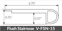 VERSACORE FLUSH STAIRNOSE 94" PARK CITY  /  HFDHVC9620PC