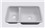 Almond 25/75 Undermount Kitchen Sink Center Drains Almond 25/75 Undermount Kitchen Sink Center Drains