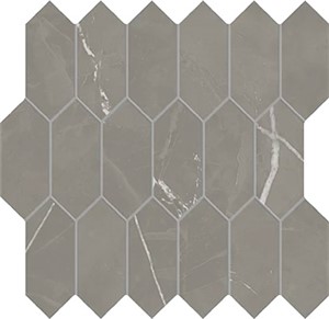 Beyond Calac Gray Picket Mosaic  11 13/16 x 11 13/16  Matte 0.93 SF/PC