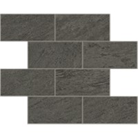 Element Carbon Brick Mosaic - 11 13/16" x 11 13/16" Matte