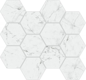 EON CARRARA HONEYCOMB MOSAIC 9-1/2"X11-7/8" .754SF/PC ATL600110000652