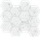 EON CARRARA HONEYCOMB MOSAIC 9-1/2"X11-7/8" .754SF/PC ATL600110000652