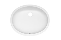 CALM OVAL VANITY BOWL 16-1/2"X13-9/16"X5-1/4" WILAV1613CALM