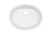 CALM OVAL VANITY BOWL 16-1/2"X13-9/16"X5-1/4" WILAV1613CALM