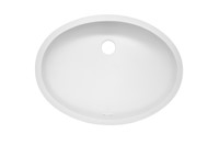 CALM WHITE LARGE OVAL VANITY 18-15/16X13-1/2X6-1/4 WILAV1813CALM