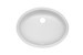 DES WHT OVAL VAN BOWL W/OVFLOW 16-1/16"X12-1/8"X5" WILAV1612DESIGNE