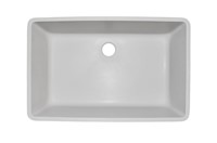 Designer White Large Rectangular Sink 21"X13"X7"