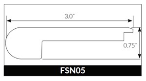 Triforest Cedar Crest Overlap/Flush Stair Nose with Shim 94"