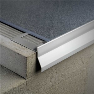 BBS55A32 H1=3/8"TILE H=55MM POW COATED DARK BEIGE 8'10" PRFBBS55A32