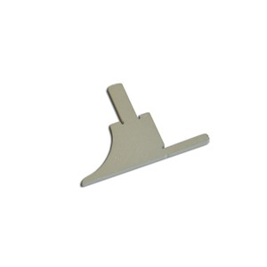 RSFAS END CAP FOR RS-A SATIN ANODIZED ALUMINUM 2PCS PRFRSFAS