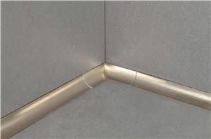 RTIAS SANITEC INTERNAL CORNER ANODIZED SILVER 1 PIECE PRFRTIAS