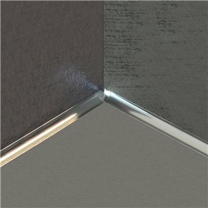 SBI10ASB INSIDE CORNER 1 PIECE POLISHED ANODIZED CHROME PRFSBI10ASB