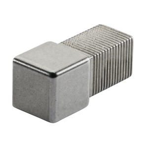 SQUARECAPSULE FOR 5/16" TILE SET OF 2 CAPS STAINLESS STEEL PRFSJC80IL