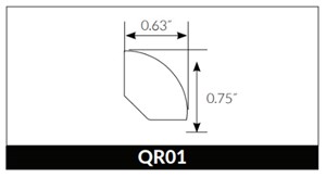 Triforest Cedar Crest Quarter Round 94"
