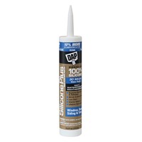Dap 100% Silicone Rubber Sealant Clear 9.8 FL Oz