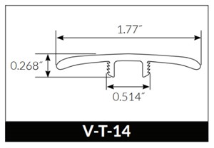 Triforest Cedar Crest T-Mold 94"